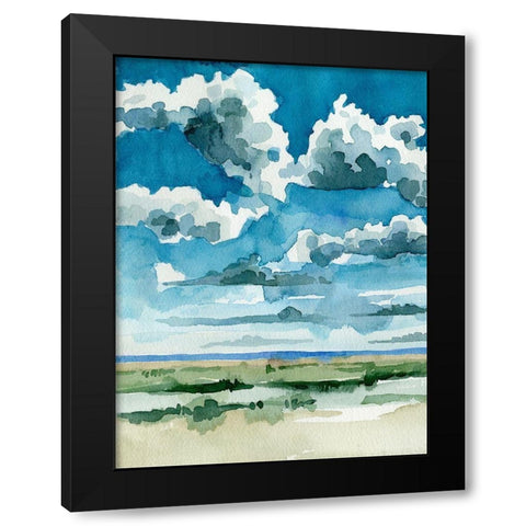 Western Skies II Black Modern Wood Framed Art Print by Caroline, Emma