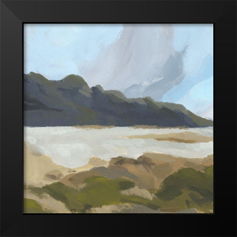 Mossy Cove II Black Modern Wood Framed Art Print by Green, Jacob
