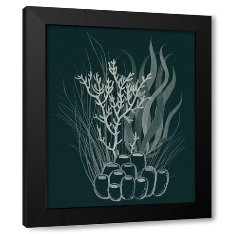 Underwater Bouquet II Black Modern Wood Framed Art Print by Popp, Grace