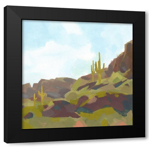 Cougar Country II Black Modern Wood Framed Art Print with Double Matting by Green, Jacob