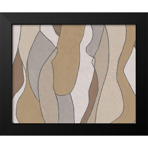 Neutral Hidden Figures I Black Modern Wood Framed Art Print by Saunders, Alonzo