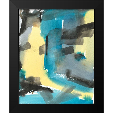 Interconnect I Black Modern Wood Framed Art Print by Dixon, Samuel