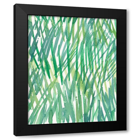 Just Grass I Black Modern Wood Framed Art Print by Dixon, Samuel
