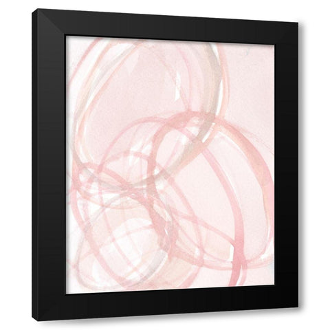 The Garden Bubbles I Black Modern Wood Framed Art Print with Double Matting by Dixon, Samuel