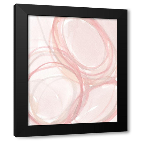 The Garden Bubbles II Black Modern Wood Framed Art Print with Double Matting by Dixon, Samuel
