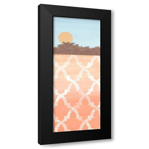 From Sun Up Black Modern Wood Framed Art Print by Saunders, Alonzo