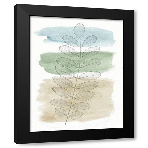 Spring Branch I Black Modern Wood Framed Art Print by Saunders, Alonzo
