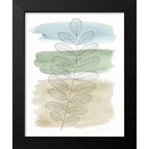 Spring Branch I Black Modern Wood Framed Art Print by Saunders, Alonzo