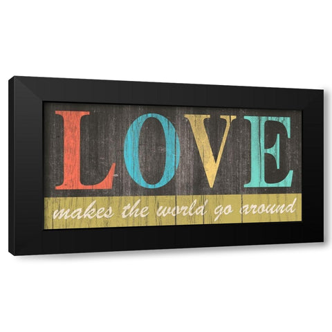 Inspo I Black Modern Wood Framed Art Print by Saunders, Alonzo