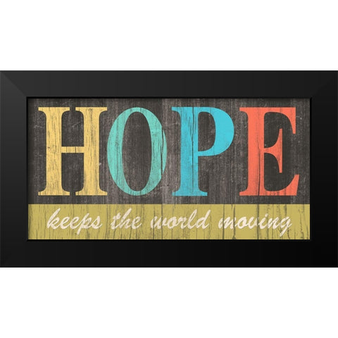 Inspo II Black Modern Wood Framed Art Print by Saunders, Alonzo