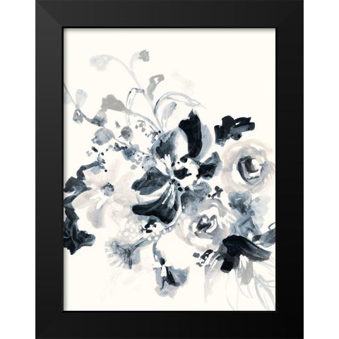 Floral Entanglement I Black Modern Wood Framed Art Print by Barnes, Victoria