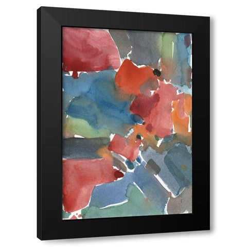 The Site Plan II Black Modern Wood Framed Art Print by Dixon, Samuel