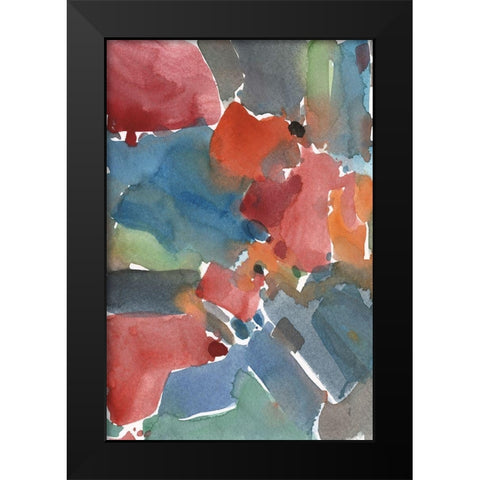 The Site Plan II Black Modern Wood Framed Art Print by Dixon, Samuel