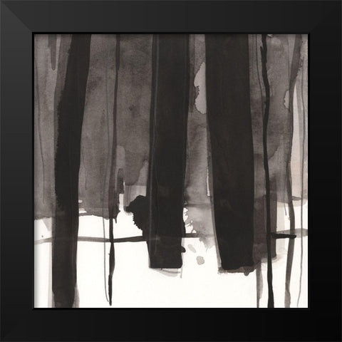 Pier Post Arrangement I Black Modern Wood Framed Art Print by Dixon, Samuel