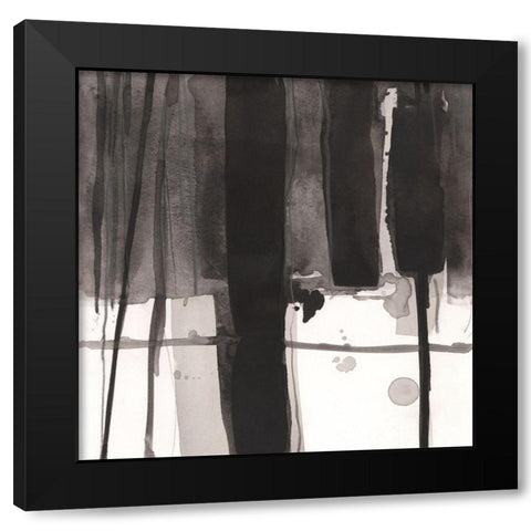 Pier Post Arrangement II Black Modern Wood Framed Art Print by Dixon, Samuel