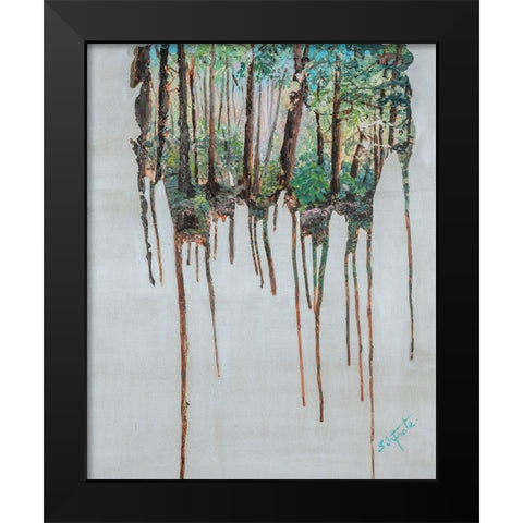 Memories I Black Modern Wood Framed Art Print by Iafrate, Sandra