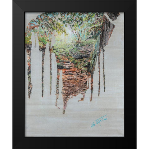 Memories II Black Modern Wood Framed Art Print by Iafrate, Sandra