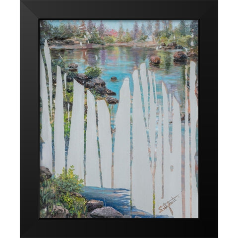 Memories III Black Modern Wood Framed Art Print by Iafrate, Sandra