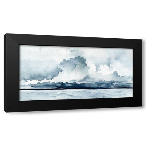 Passing Rain Storm I Black Modern Wood Framed Art Print with Double Matting by Caroline, Emma