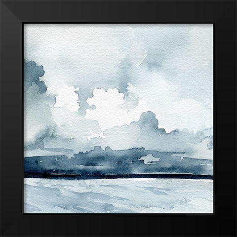 Passing Rain Storm III Black Modern Wood Framed Art Print by Caroline, Emma