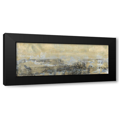 Gold Horizon I Black Modern Wood Framed Art Print by Bramma, Lila