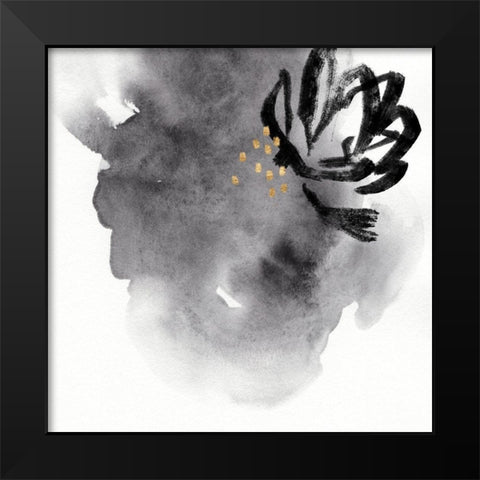 Monograph I Black Modern Wood Framed Art Print by Green, Jacob