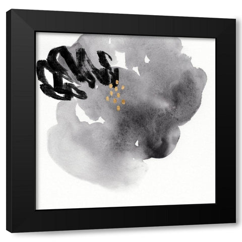 Monograph II Black Modern Wood Framed Art Print by Green, Jacob