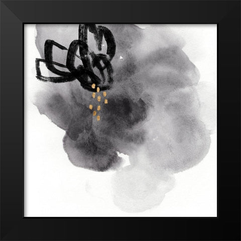 Monograph IV Black Modern Wood Framed Art Print by Green, Jacob