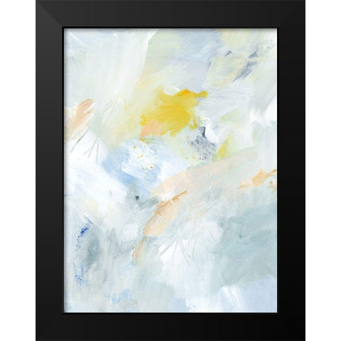 Canary and Sky I Black Modern Wood Framed Art Print by Barnes, Victoria