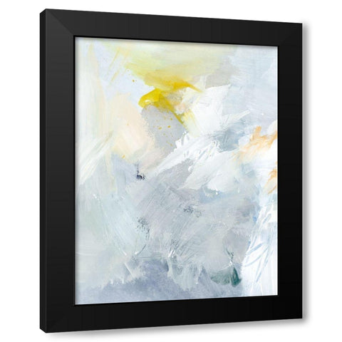 Canary and Sky II Black Modern Wood Framed Art Print with Double Matting by Barnes, Victoria