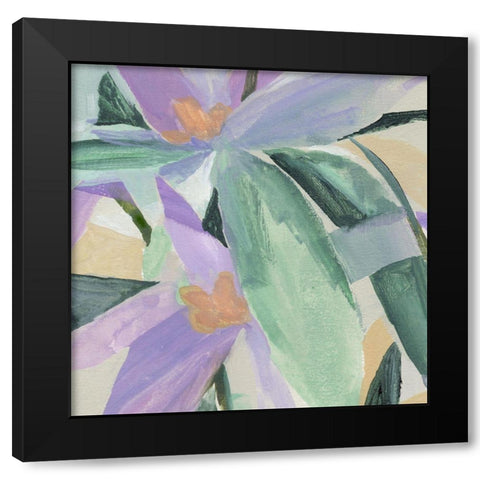 Pistils Song I Black Modern Wood Framed Art Print by Warren, Annie