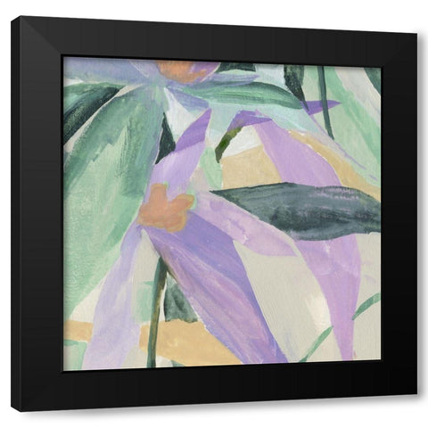 Pistils Song II Black Modern Wood Framed Art Print by Warren, Annie