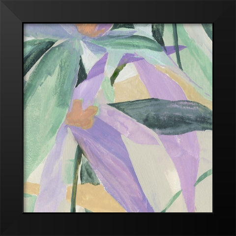 Pistils Song II Black Modern Wood Framed Art Print by Warren, Annie