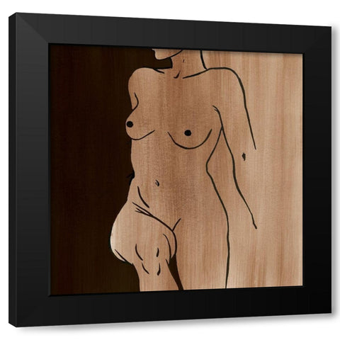 Mud Bath II Black Modern Wood Framed Art Print with Double Matting by Popp, Grace