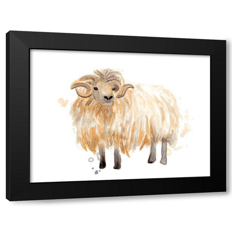 Highland Squad II Black Modern Wood Framed Art Print with Double Matting by Vess, June Erica