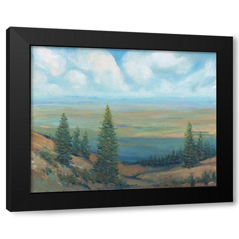 Mountain Top II Black Modern Wood Framed Art Print with Double Matting by OToole, Tim