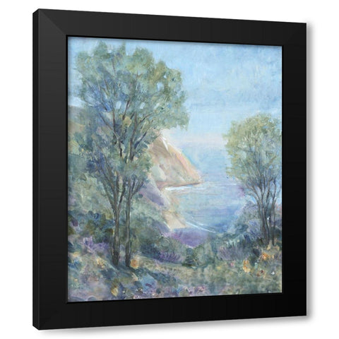 Scenic View I Black Modern Wood Framed Art Print with Double Matting by OToole, Tim