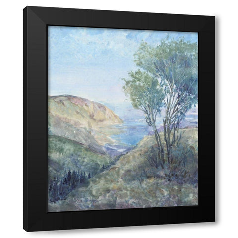 Scenic View II Black Modern Wood Framed Art Print by OToole, Tim