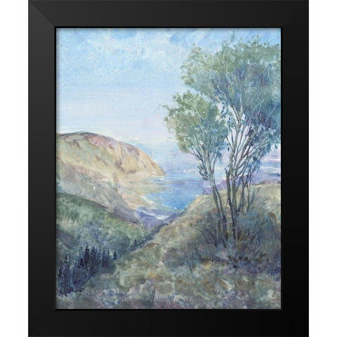 Scenic View II Black Modern Wood Framed Art Print by OToole, Tim