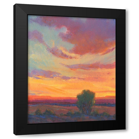 Fire in the Sky I Black Modern Wood Framed Art Print with Double Matting by OToole, Tim