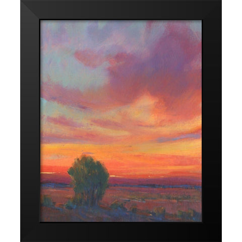 Fire in the Sky II Black Modern Wood Framed Art Print by OToole, Tim