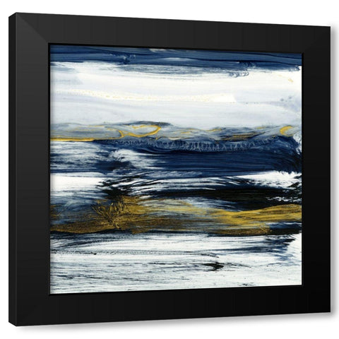 Ocean Winds I Black Modern Wood Framed Art Print with Double Matting by Harper, Ethan