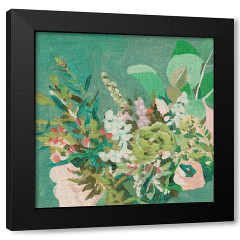 Hello Spring III Black Modern Wood Framed Art Print by Wang, Melissa