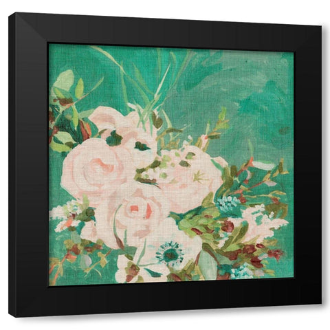 Hello Spring IV Black Modern Wood Framed Art Print with Double Matting by Wang, Melissa