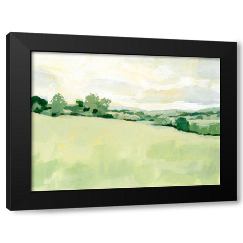 Pearly Pasture I Black Modern Wood Framed Art Print with Double Matting by Barnes, Victoria