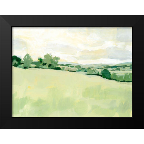 Pearly Pasture I Black Modern Wood Framed Art Print by Barnes, Victoria