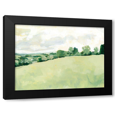 Pearly Pasture II Black Modern Wood Framed Art Print with Double Matting by Barnes, Victoria