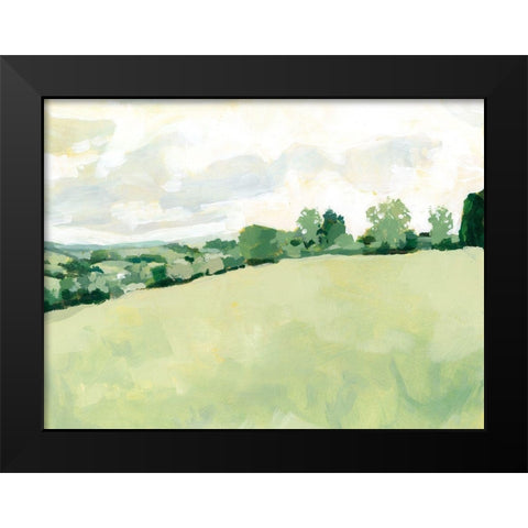 Pearly Pasture II Black Modern Wood Framed Art Print by Barnes, Victoria