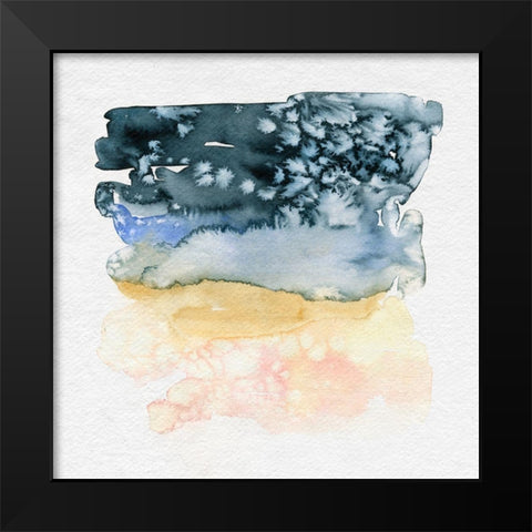 Incremental II Black Modern Wood Framed Art Print by Caroline, Emma