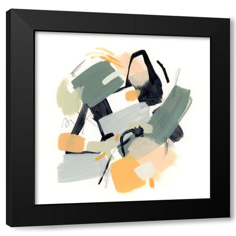 Covey I Black Modern Wood Framed Art Print with Double Matting by Barnes, Victoria